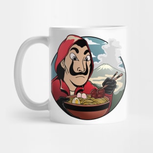 Money Heist Ramen Illustration Mug